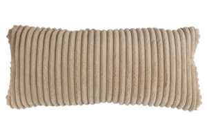 Hoorns Béžový látkový polštář Bearny 30 x 70 cm