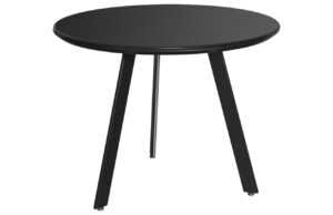 Černý kulatý konferenční stolek Miotto Ovidio Ø 55 cm