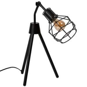 Černá kovová stolní lampa Somcasa Navia 45 cm