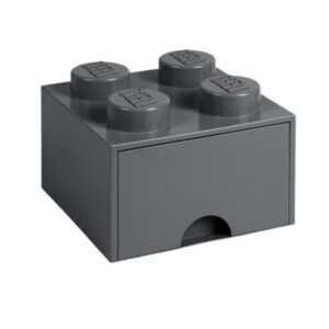 Šedý úložný box LEGO® Storage 25 x 25 cm