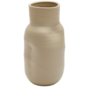 Béžová keramická váza Kave Home Macaire 34 cm