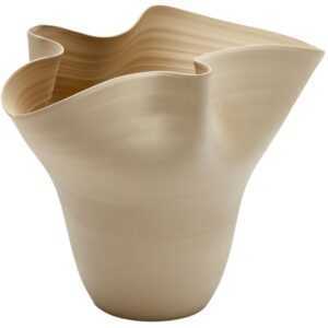 Béžová keramická váza Kave Home Macaire 26 cm