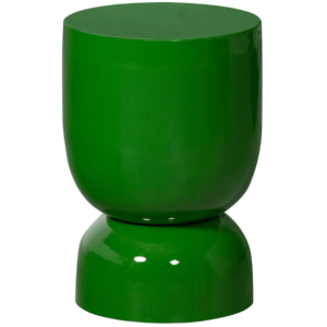 Hoorns Zelený kovový odkládací stolek Lakleh 30 cm