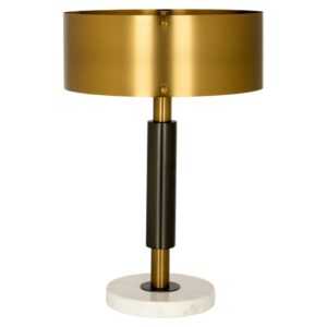 Zlatá kovová stolní lampa Richmond Emine