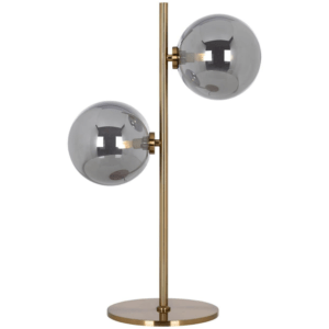 Zlatá kovová stolní lampa Richmond Lise