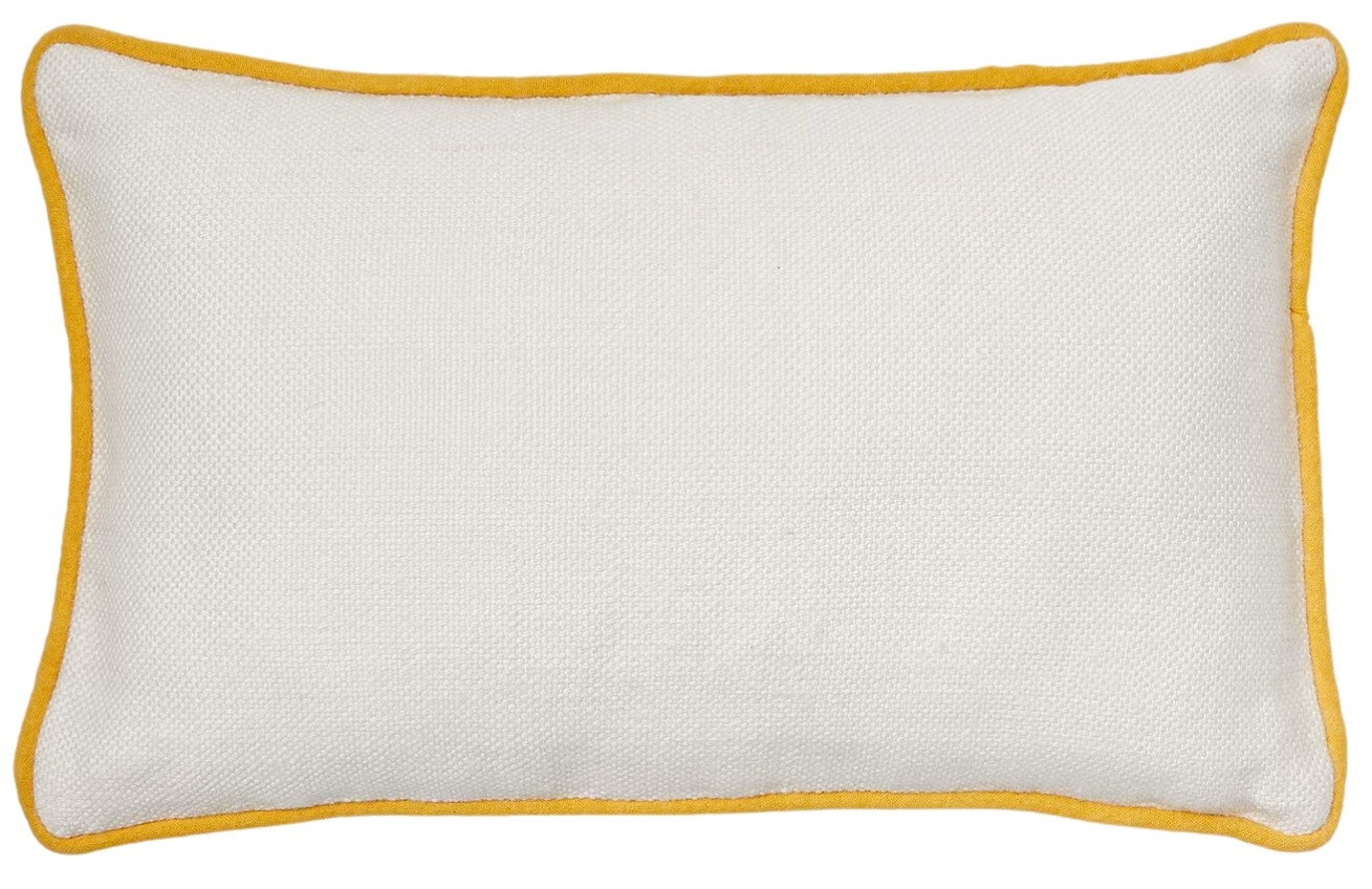 Béžovo-žlutý povlak na polštář Kave Home Catius 50 x 30 cm